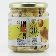 Inćuni marinirani (sušena rajčica, ružmarin, chili) 300 g