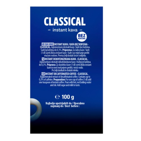 Franck Classical Instant kava bez kofeina 100 g