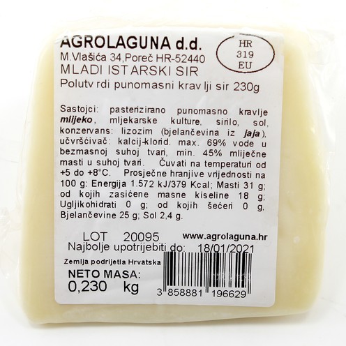 Istarski mladi kravlji sir Špin 230 g