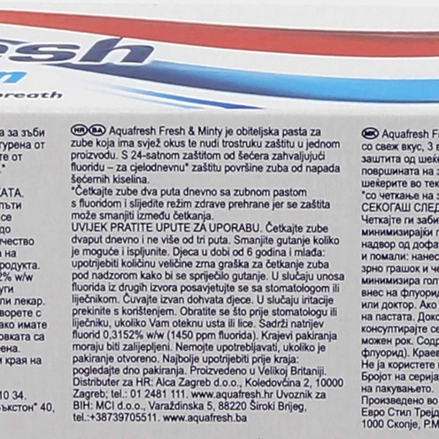 Aquafresh Fresh&Mint pasta za zube 100 ml