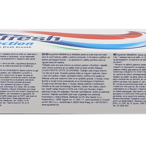 Aquafresh Triple Protection Mild&Minty pasta za zube 75 ml