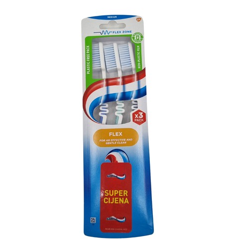 Četkica za zube Aquafresh Flex Medium (3 kom)