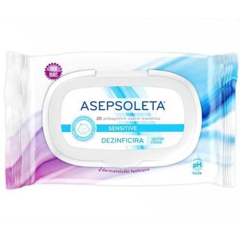 Asepsoleta Sensitive maramice 20/1