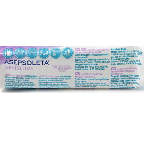 Asepsoleta Sensitive maramice 20/1
