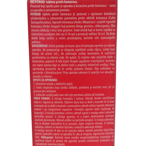 Tablete protiv komaraca Pitroid 30 komada