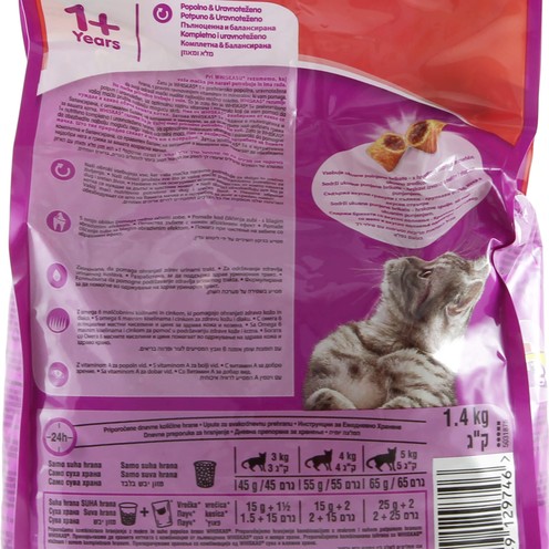 Whiskas hrana za mačke govedina 1,4 kg 