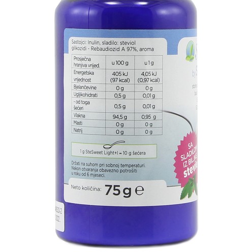 Stevia s inulinom 75 g