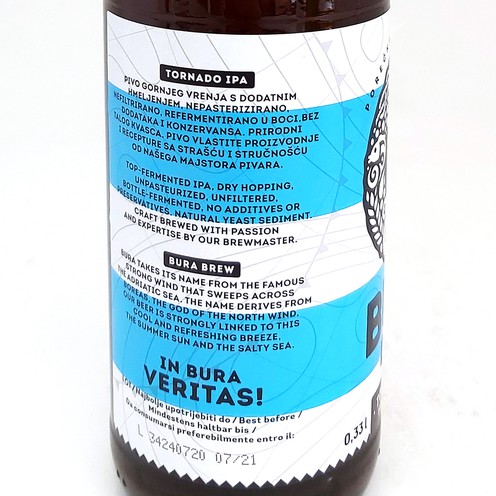 Craft pivo Bura Brew Tornado Ipa 0,33 l