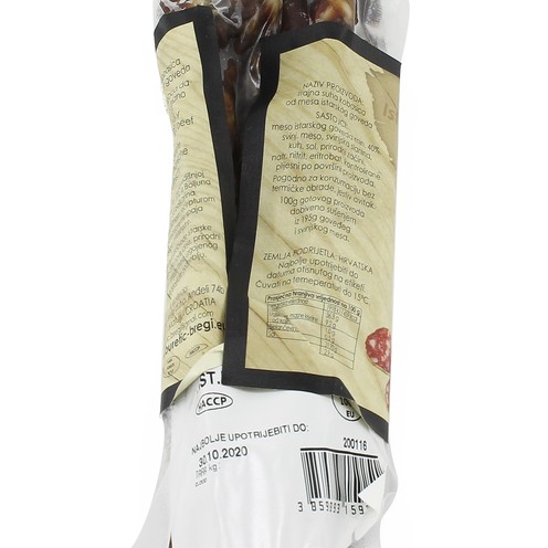 Suha istarska kobasica od boškarina 167 g