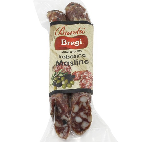 Suha istarska kobasica s maslinama 167 g