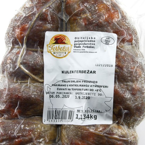 Slavonski kulen od crne slavonske svinje cca 800 g