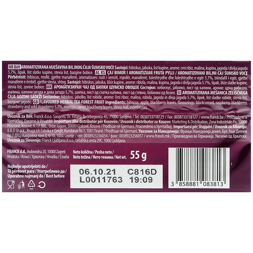 Čaj od šumskog voća 55 g 