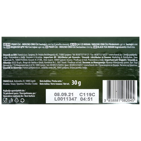 Indijski crni čaj 30 g