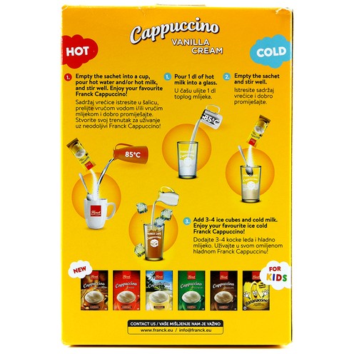 Instant Cappuccino Vanilla Cream 148 g