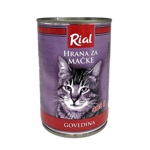 Rial hrana za mačke govedina 405 g