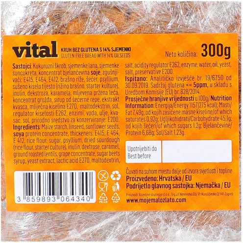 Kruh Vital 300 g