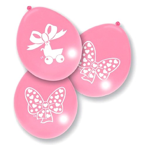 Baloni Baby rozi 15 kom