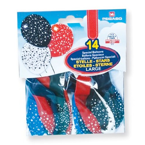 Baloni zvjezdice 14 kom 