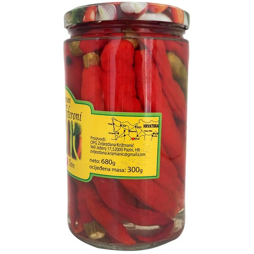 Slatki feferoni pasterizirani 630 g