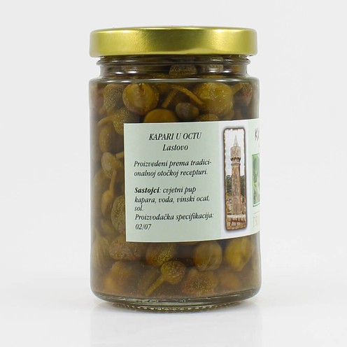 Homemade capers in vinegar 220 g