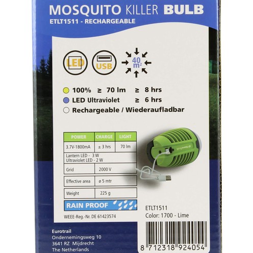 2 U 1 Svjetiljka protiv komaraca