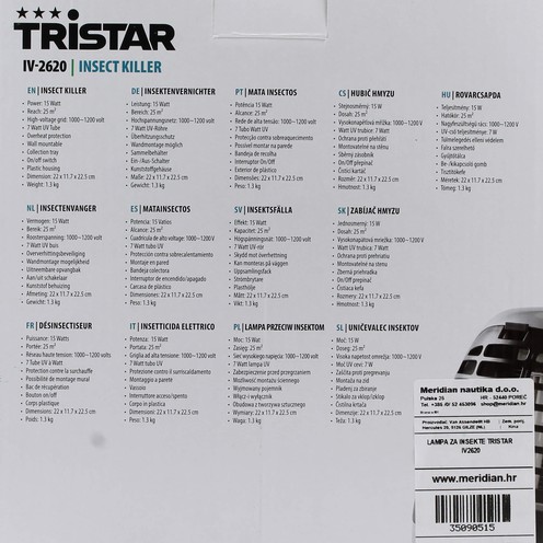 Lampa za insekte Tristar 