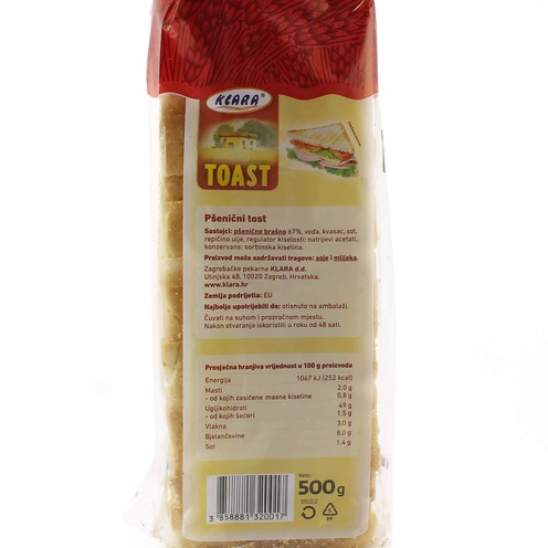 Toast kruh 500 g