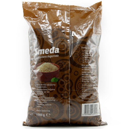Smeđa riža dugog zrna 1 kg
