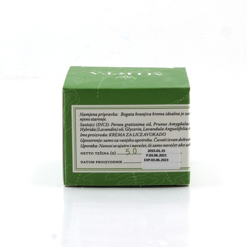 Krema za lice Avokado Mirta 50 ml