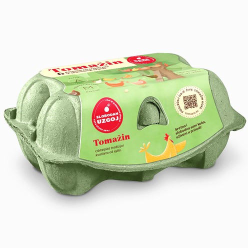 Domaća istarska jaja A klase iz slobodnog uzgoja 6/1