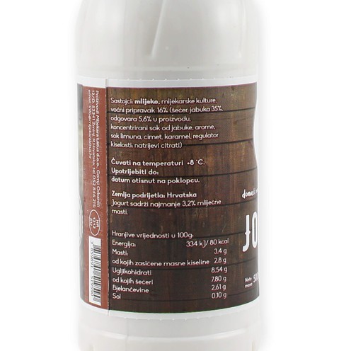 Jogurt voćni jabuka-cimet 3,2% m.m 500 g