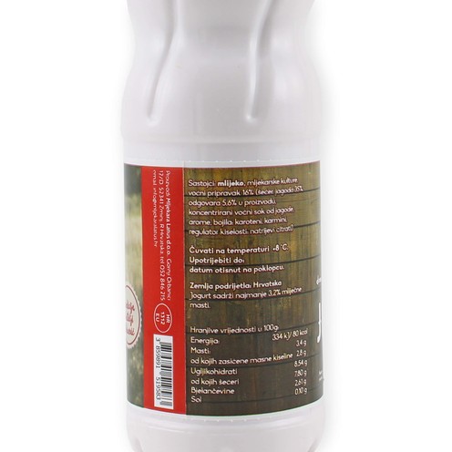 Jogurt voćni jagoda 3,2% m.m 500 g