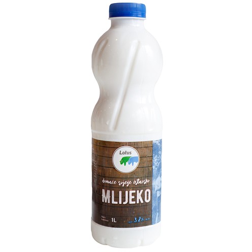 Mlijeko domaće 3,2% m.m. 1 l