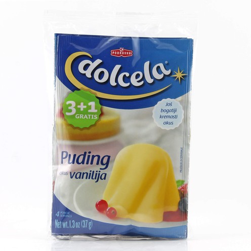 Dolcela prašak za puding vanilija 37 g, 3+1 gratis
