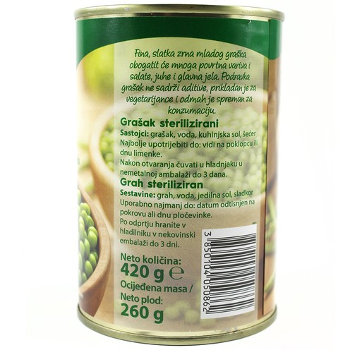 Grašak Podravka 420 g