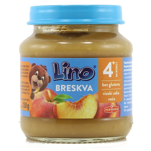 Lino kašica breskva 130 g