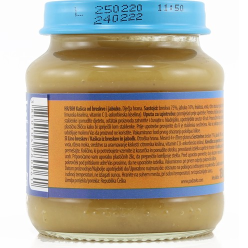 Lino kašica breskva 130 g