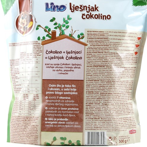 Lino lješnjak čokolino 500 g