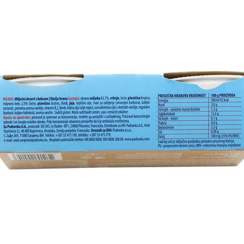 Lino mliječni desert keks 200 g