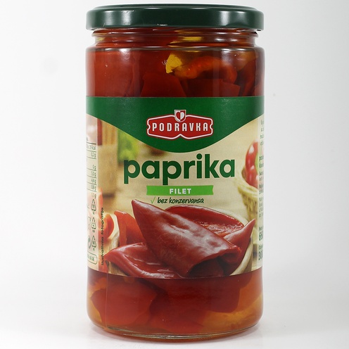 Paprika crvena filet Podravka 660 g