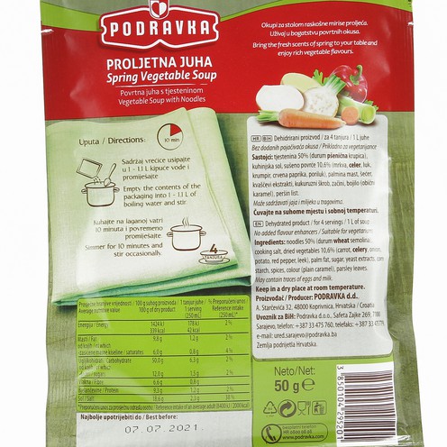Proljetna juha 50 g