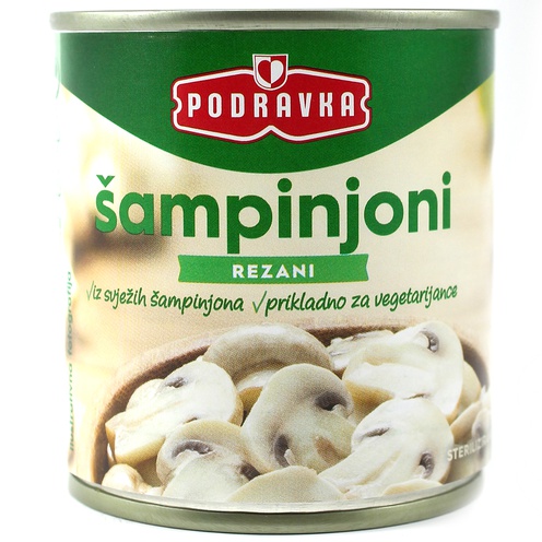 Šampinjoni rezani Podravka 200 g