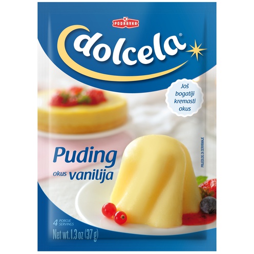 Dolcela prašak za puding vanilija 37 g, 3+1 gratis