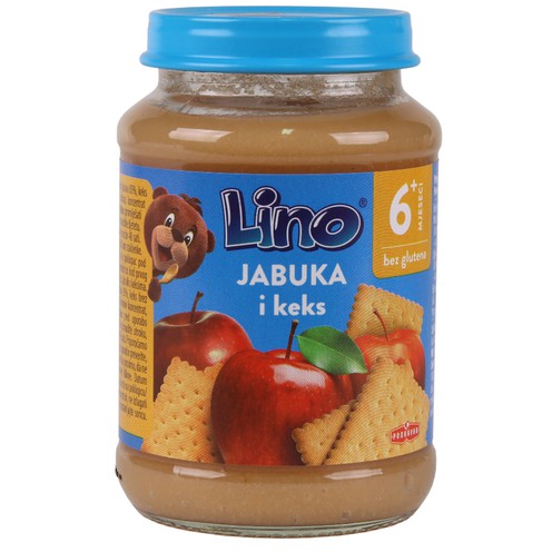 Lino kašica jabuka i keks 190 g