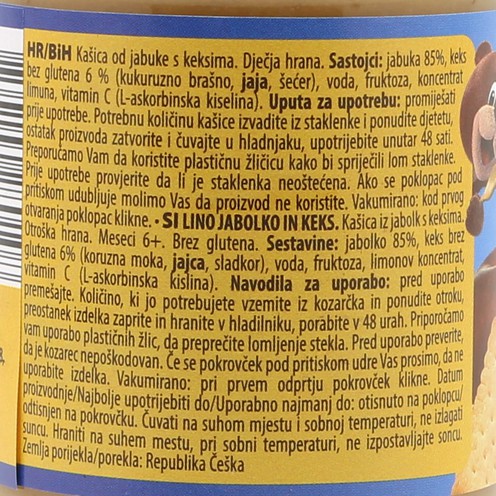 Lino kašica jabuka i keks 190 g