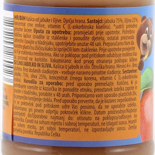 Lino kašica jabuka i šljiva 190 g