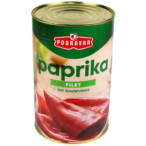 Paprika crvena filet Podravka 660 g