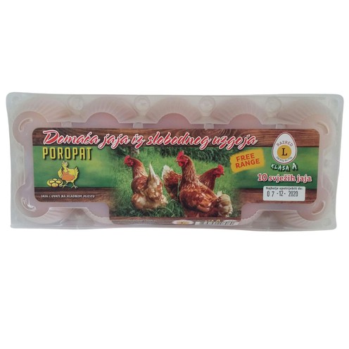 Istarska domaća jaja A klase iz slobodnog uzgoja 10/1