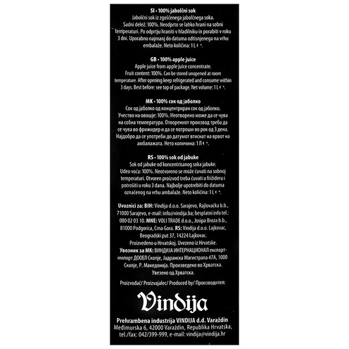 Sok 100% jabuka 1 l