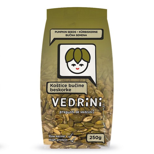 Bučine koštice bez korice 250 g